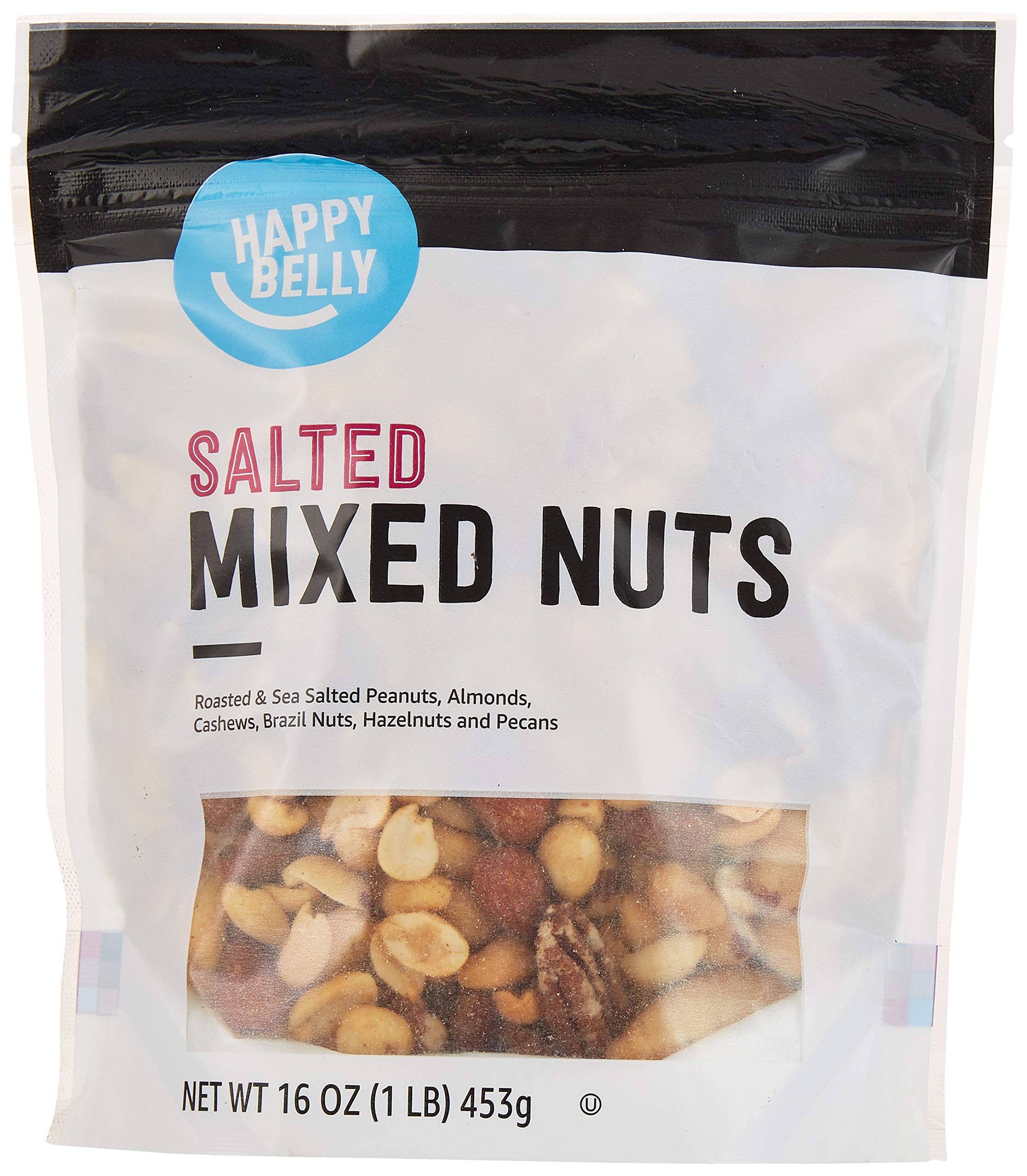 Amazon.com: Amazon Brand - Happy Belly Mixed Nuts with Peanuts
